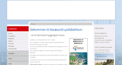 Desktop Screenshot of aarosundmarina.dk