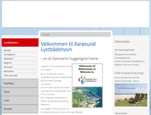 Tablet Screenshot of aarosundmarina.dk